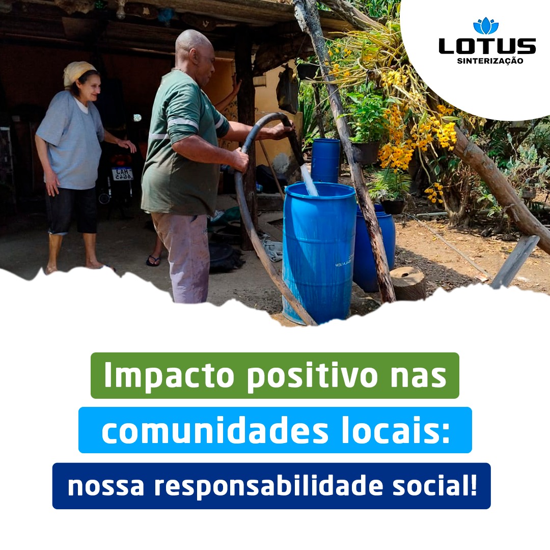 Impacto positivo nas comunidades locais: nossa responsabilidade social