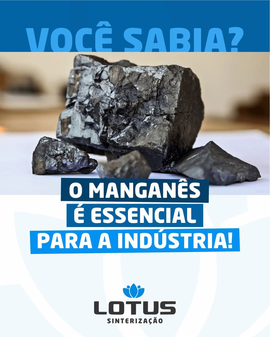 Você sabia? O manganês é essencial para a indústria